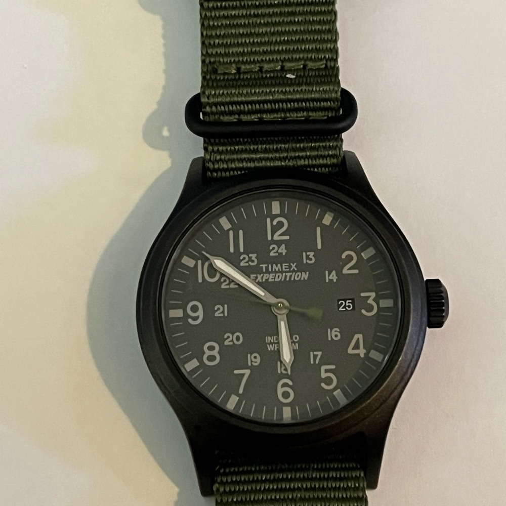 Timex men’s expedition scout 40 watch, gently used